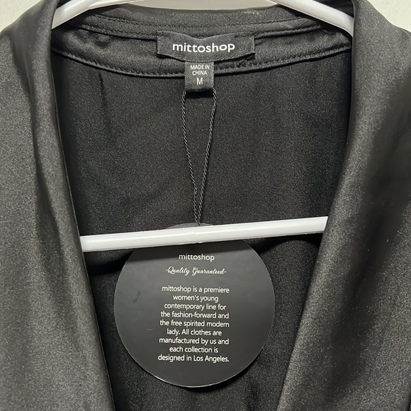 Mittoshop black satin dress - Picture 2 of 2